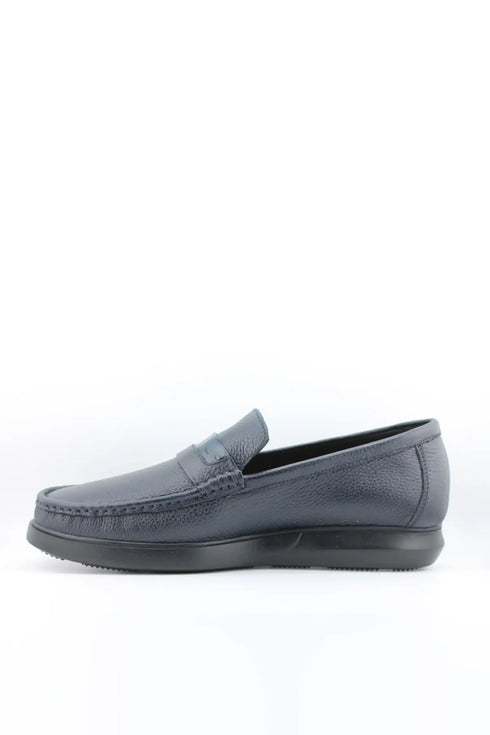 DFC Relax Men Pebble Grain Leather Loafer Shoe